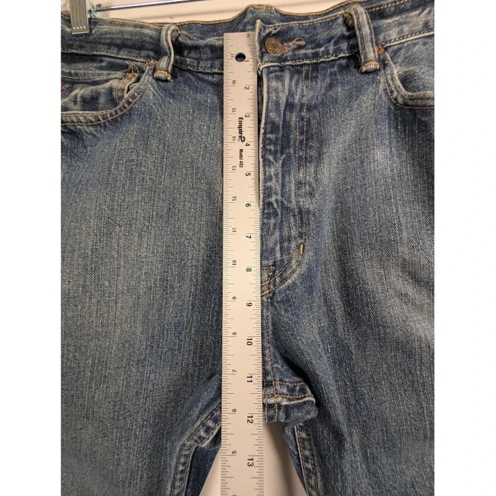 VTG Polo Ralph Lauren 867 Classic Fit Jeans Men 35x30 - Fits 36x29 Blue Straight